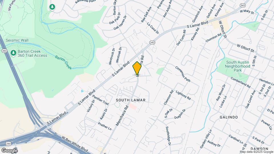 3204 Menchaca Rd Map and Location Details