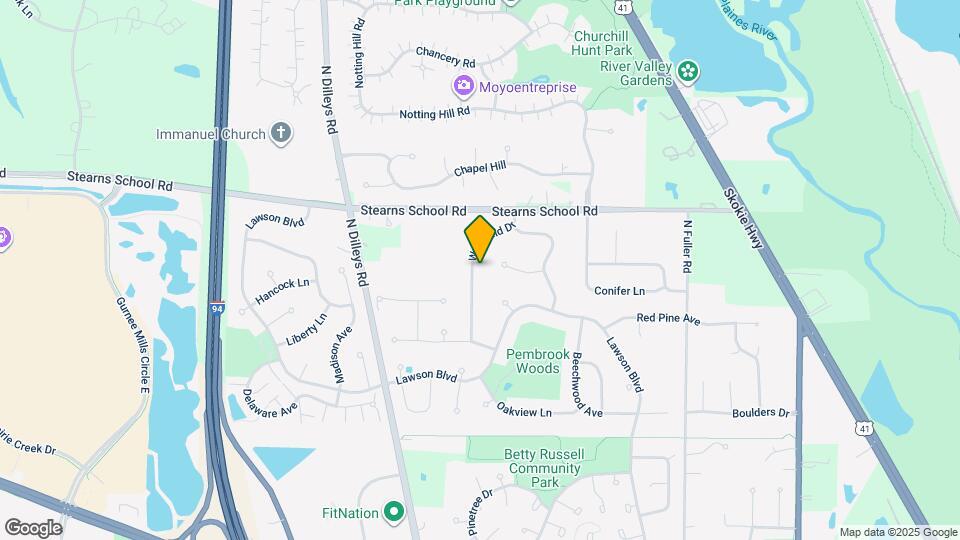 2083 Westfield Dr Map and Location Details