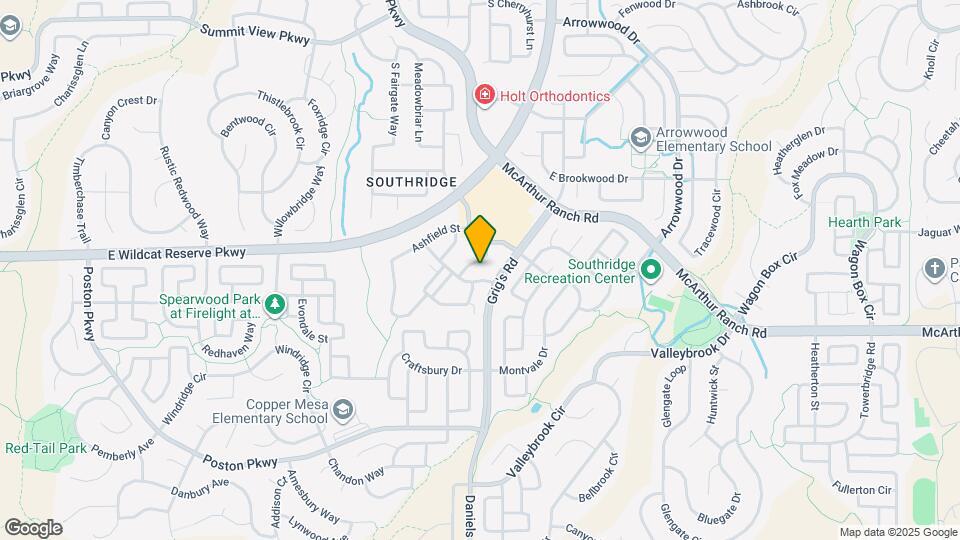 10582 Parkington Ln Map and Location Details