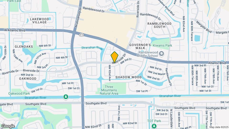 9135 NW 3rd Ct Map and Location Details