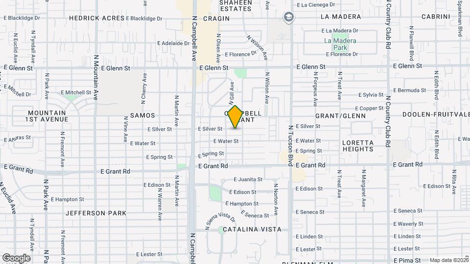 2120 E Silver St Map and Location Details