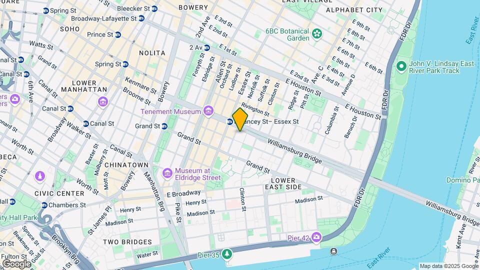 One Essex Crossing Map and Location Details