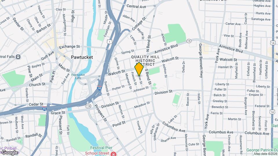 99 Denver St Map and Location Details