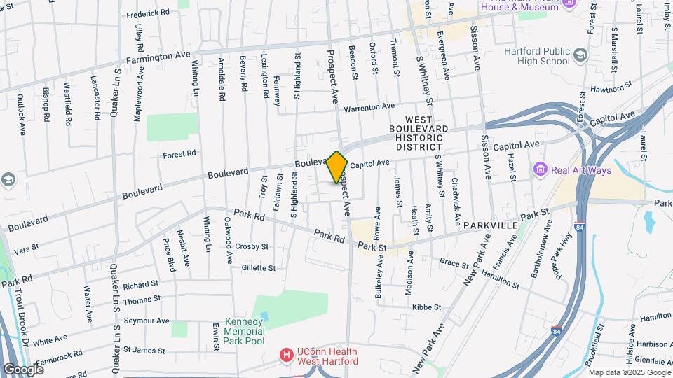 409 Prospect Ave Mapa y Detalles de la Ubicación