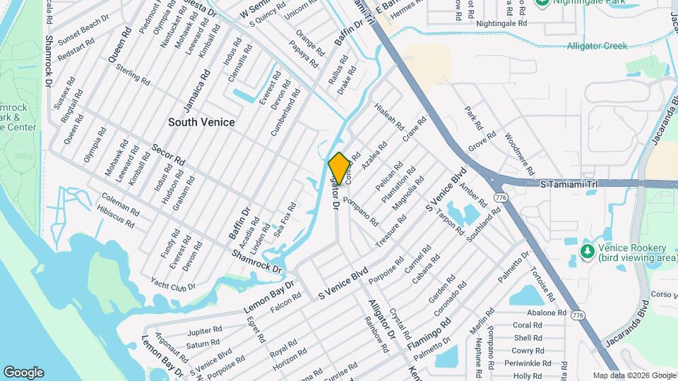 627 Alligator Dr Map and Location Details