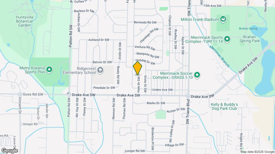 3116 Hale Dr SW Map and Location Details