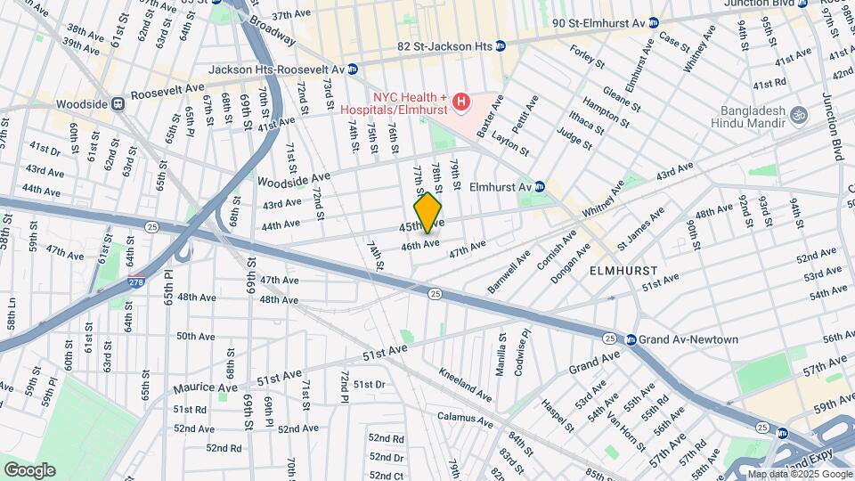 Elmhurst Terrace Mapa y Detalles de la Ubicación