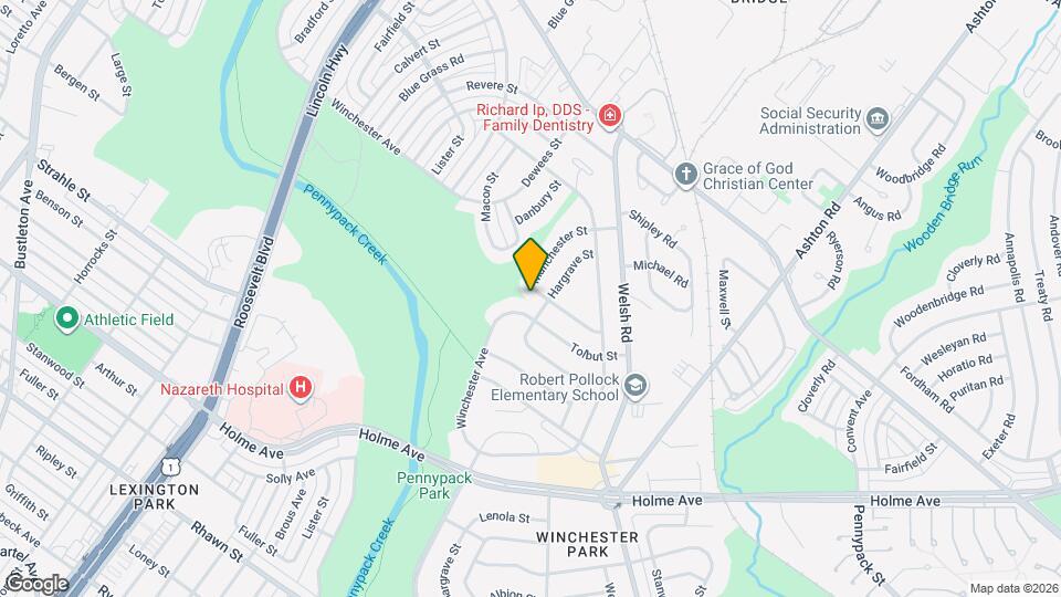 2620 Taunton St Map and Location Details