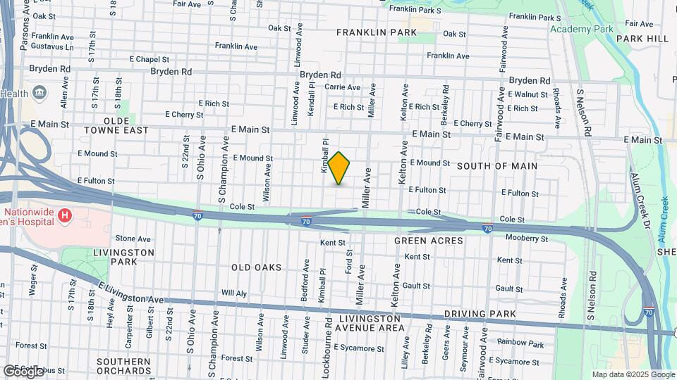 1355 E Fulton St Map and Location Details