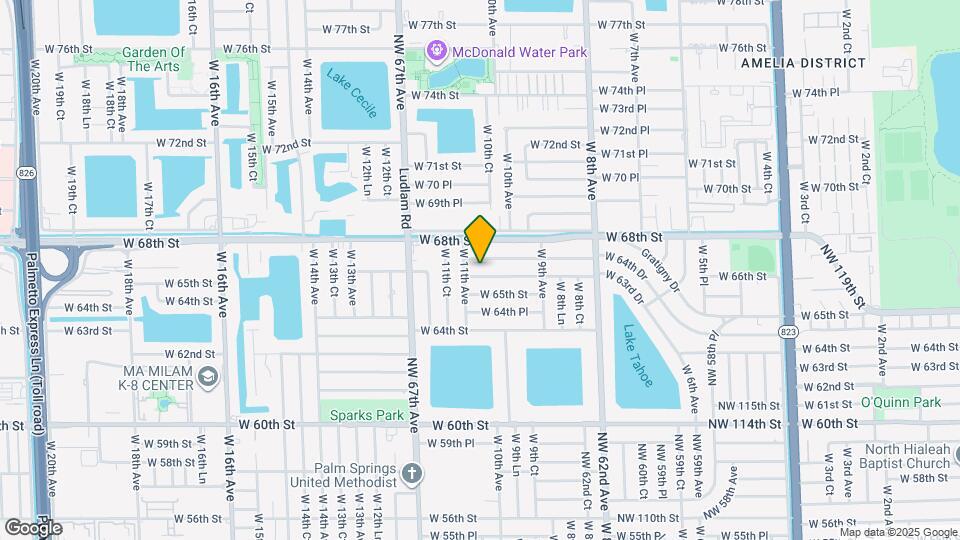 1071 W 66th St Map and Location Details