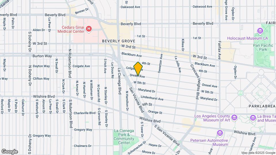 6686 Drexel Ave Mapa y Detalles de la Ubicación