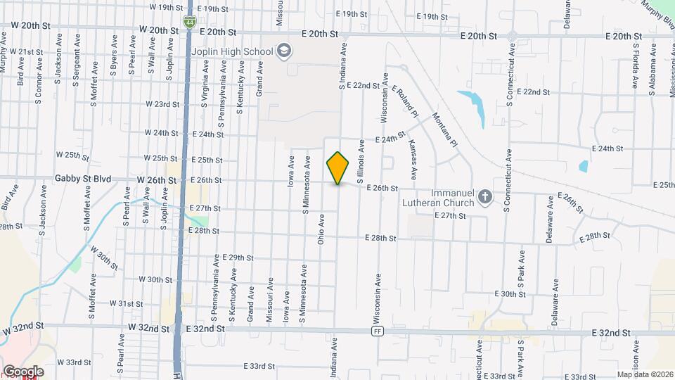 2606 S Indiana Ave Mapa y Detalles de la Ubicación