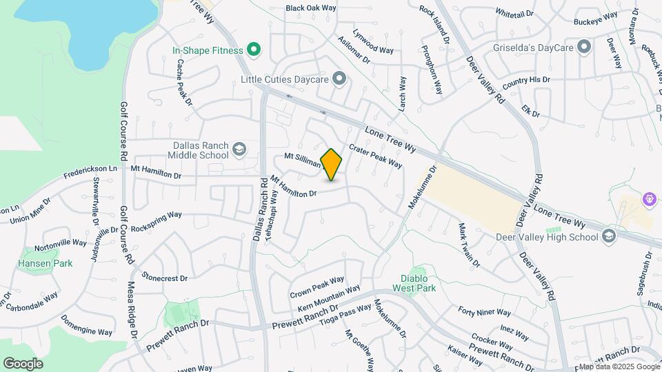 1745 Mt Hamilton Dr Map and Location Details