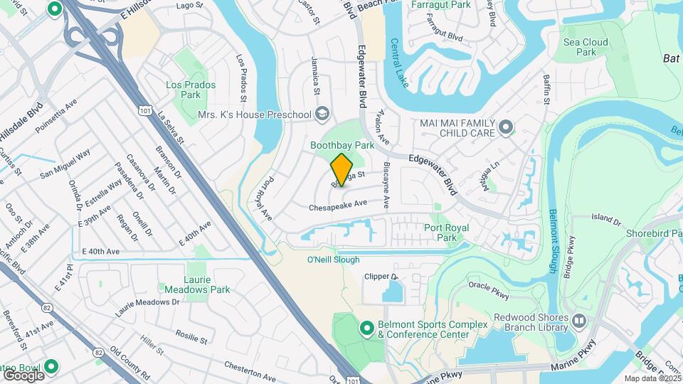 409 Nantucket St Map and Location Details