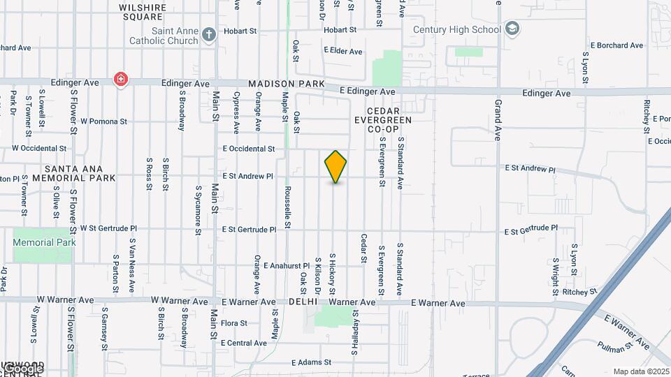 2015-2017 Hickory St Map and Location Details