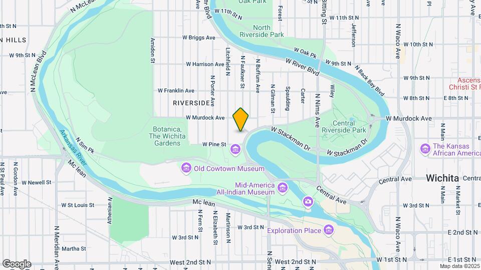 707 N Stackman Dr Map and Location Details