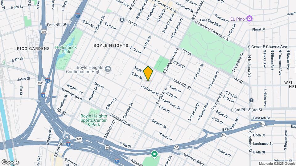 461 S Savannah St Map and Location Details