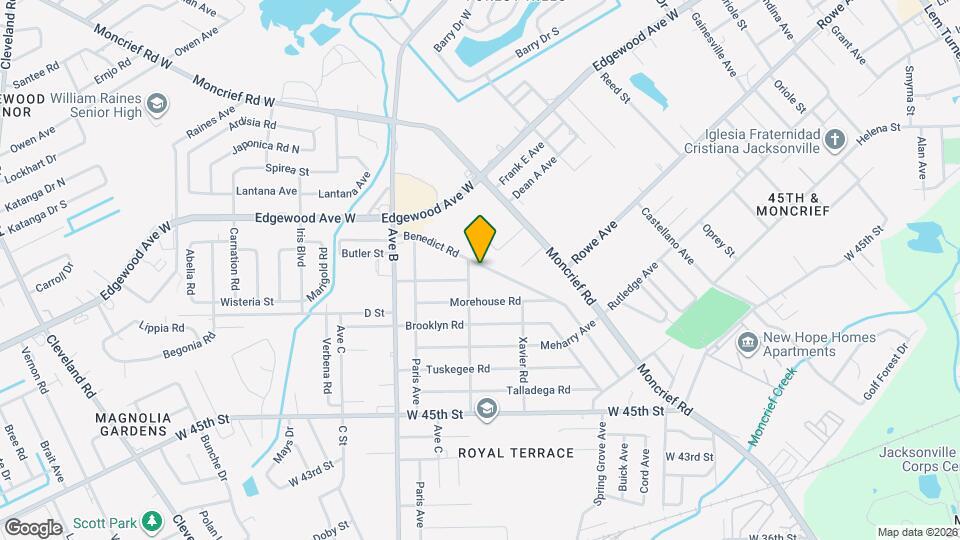 2092 Benedict Rd Map and Location Details