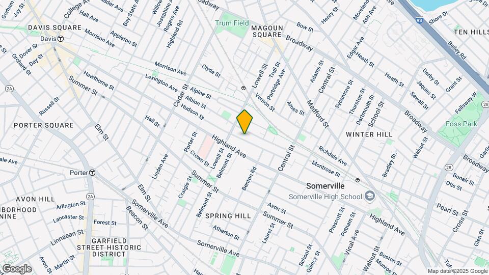 67 Hudson St, Unit 1 Map and Location Details