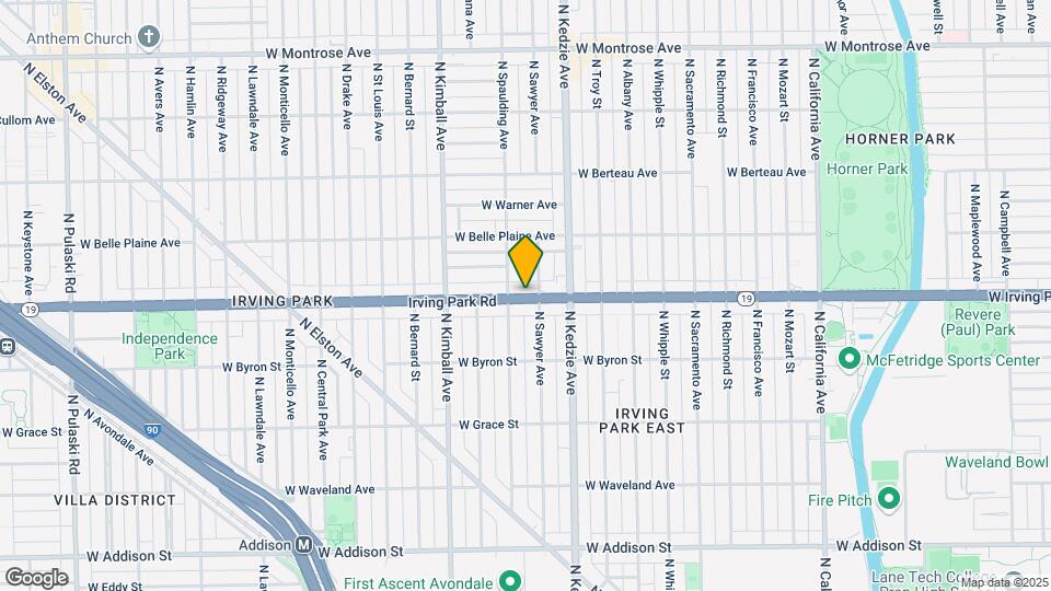 3260 W Irving Park Rd Map and Location Details