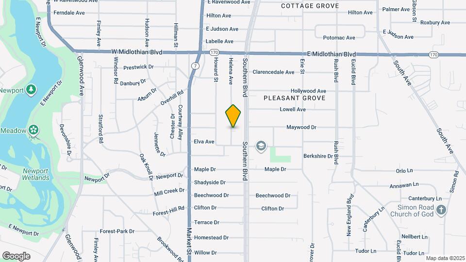 4309 Helena Ave Mapa y Detalles de la Ubicación
