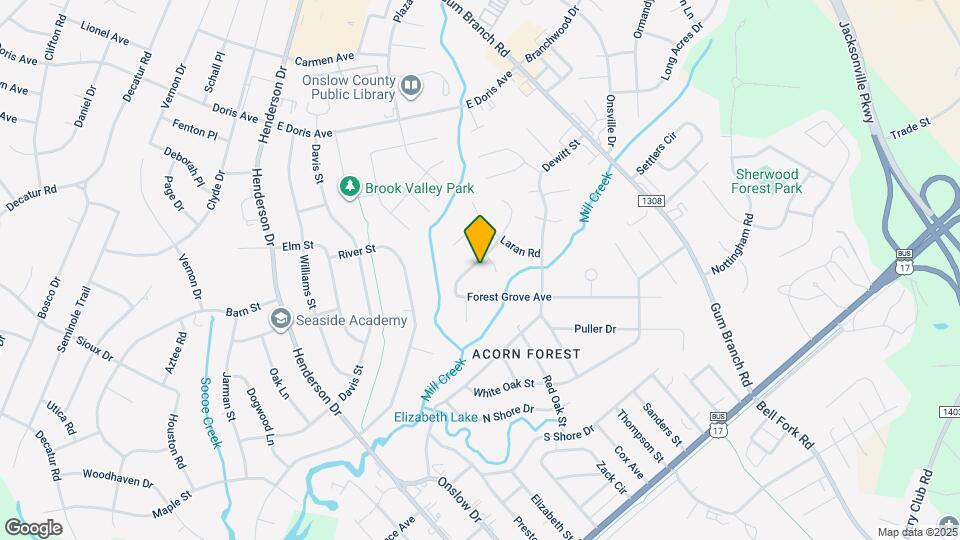 307 Forest Grove Ave Map and Location Details
