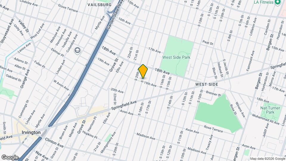 702-704-704 S 19th St Map and Location Details