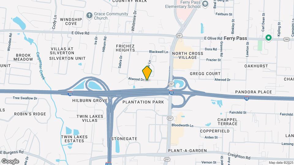 Atwood Oaks Apartments Map and Location Details
