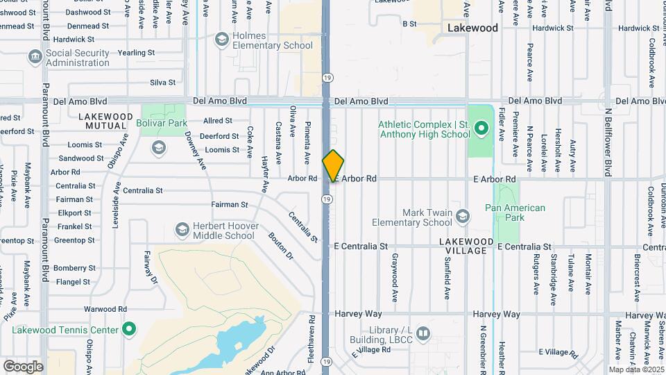 4644 N Lakewood Blvd Map and Location Details