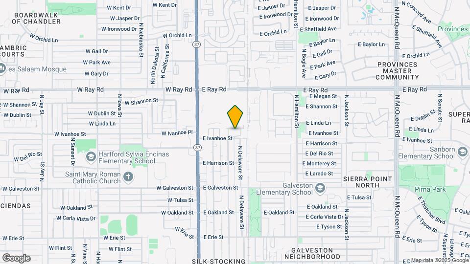 Chandler Estates Mapa y Detalles de la Ubicación
