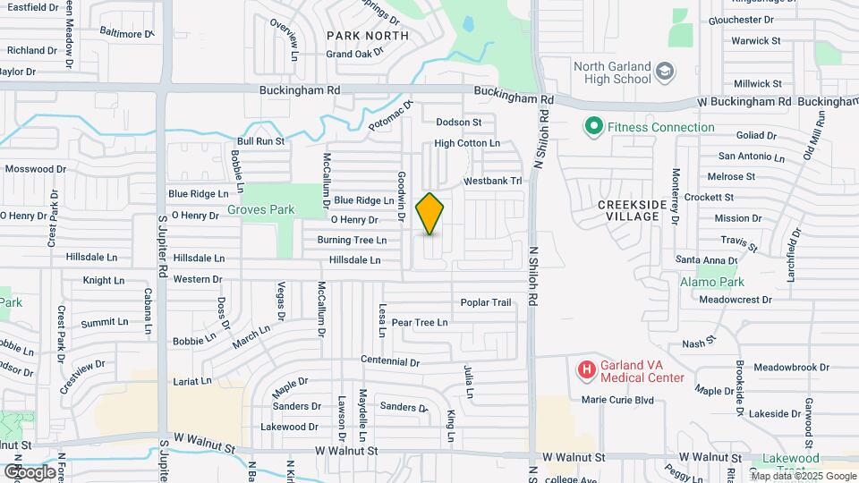 1406 Haybale Ln Map and Location Details