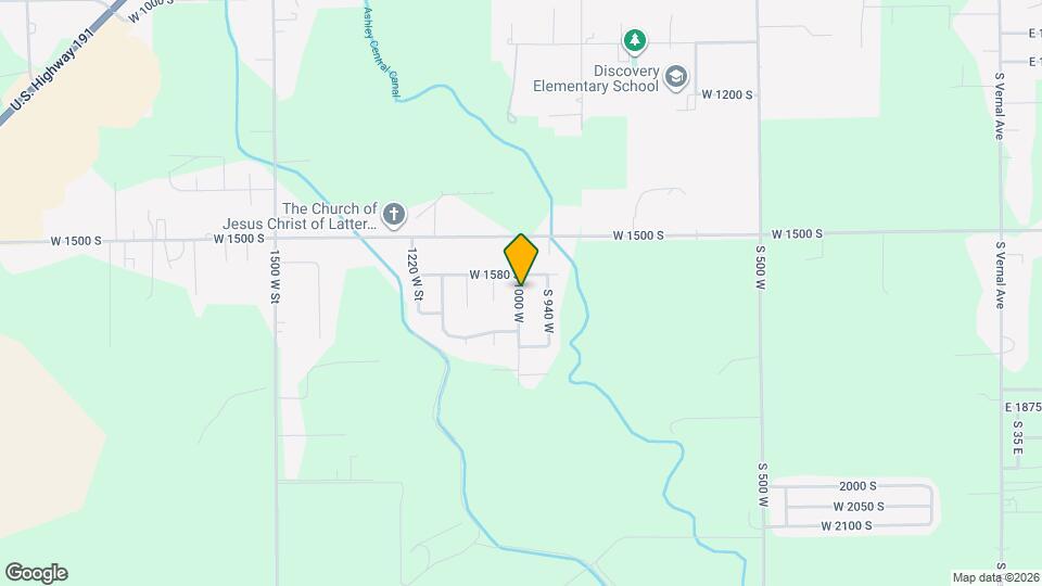 1608 S 1000 W Map and Location Details