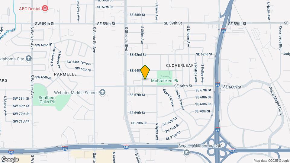 6612 S Stiles Ave Map and Location Details