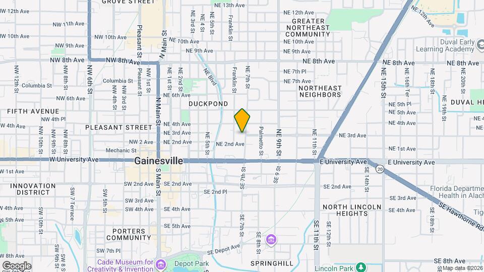 220 NE 7th St Map and Location Details