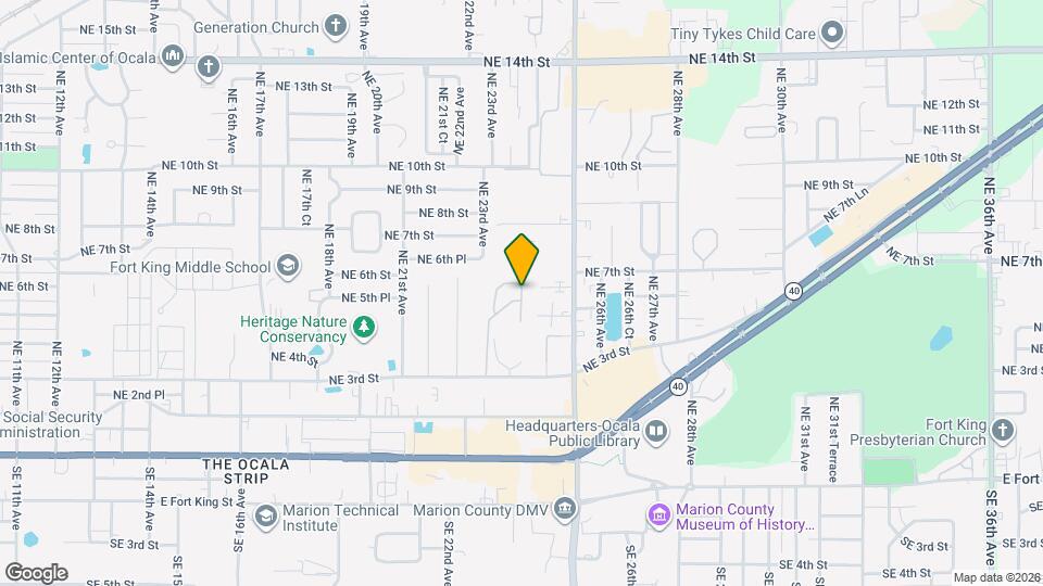 546 NE 43rd Ct Map and Location Details