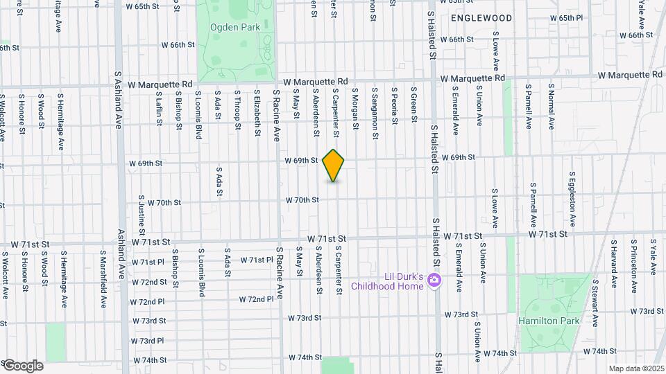 6942 S Carpenter St Mapa y Detalles de la Ubicación