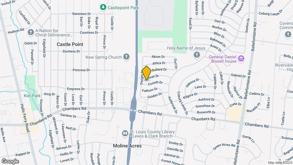 1529 Corinth Dr Map and Location Details