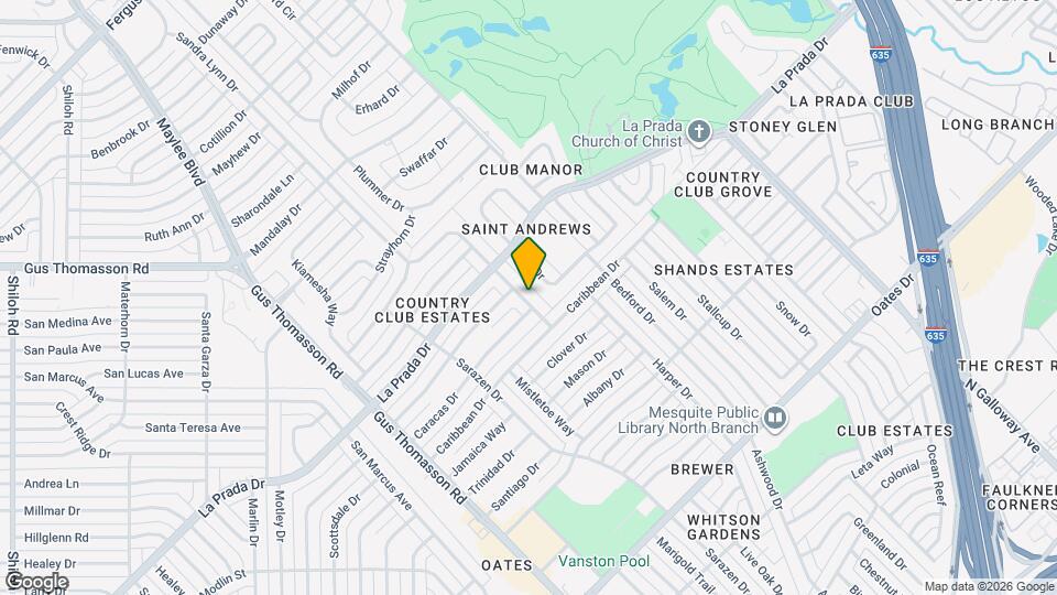 4530 Sandra Lynn Dr Mapa y Detalles de la Ubicación