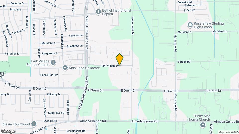 5634 Park Village Dr Map and Location Details