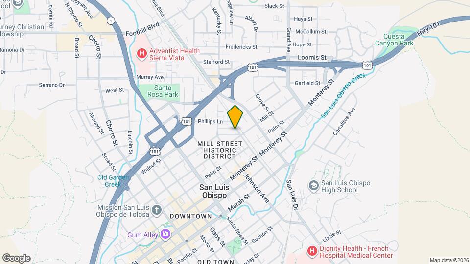 791 Pepper St Map and Location Details