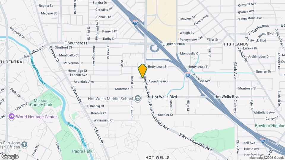 435 Avondale Ave, Unit 435 Map and Location Details