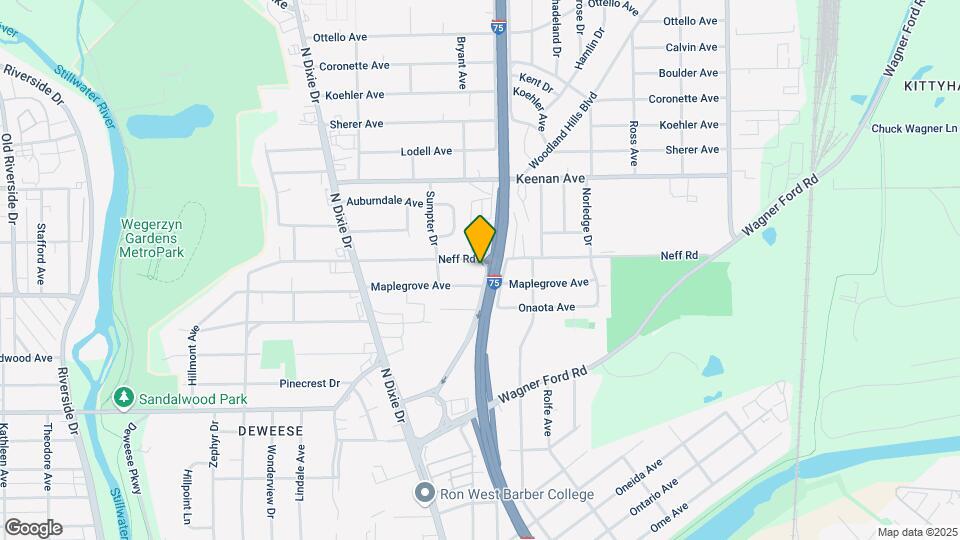 4015 Keats Dr Map and Location Details