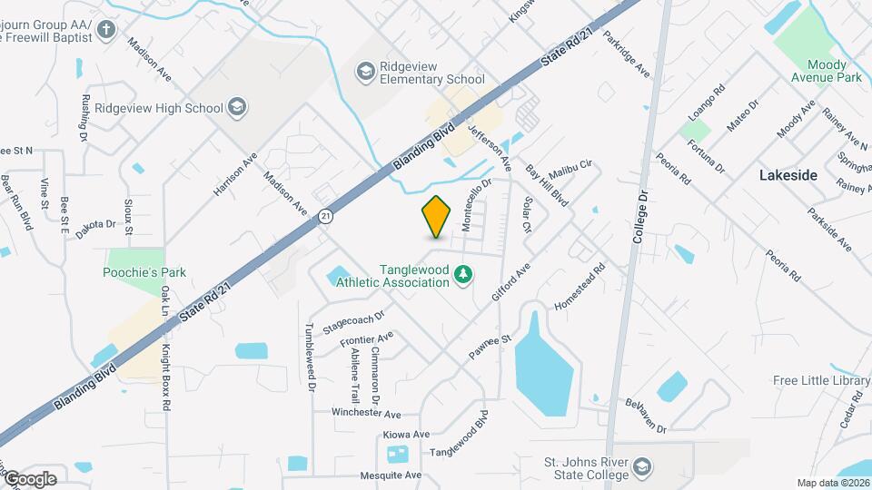1313 Independence Dr Map and Location Details