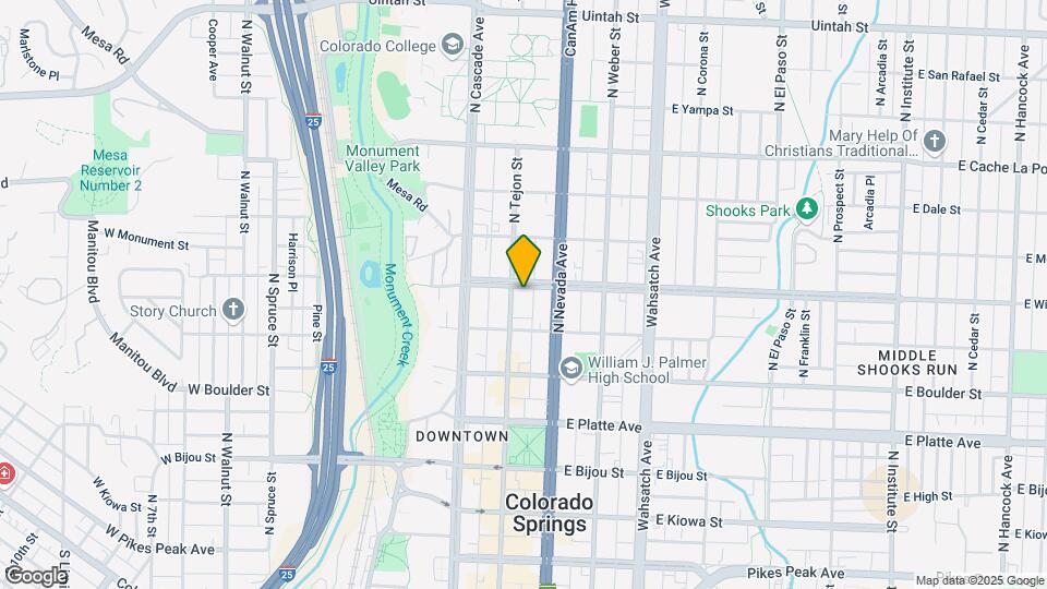 109 E Willamette Ave Map and Location Details