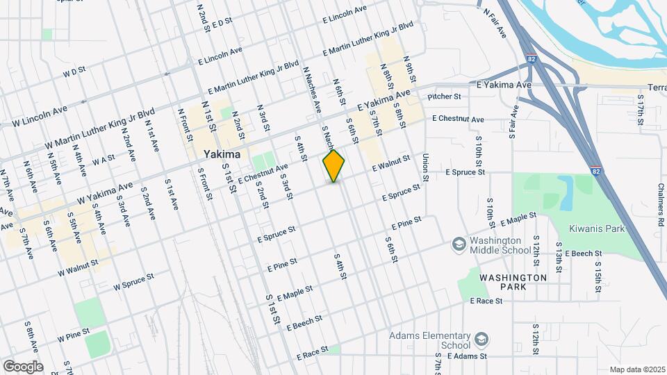 202 S Naches Ave Map and Location Details