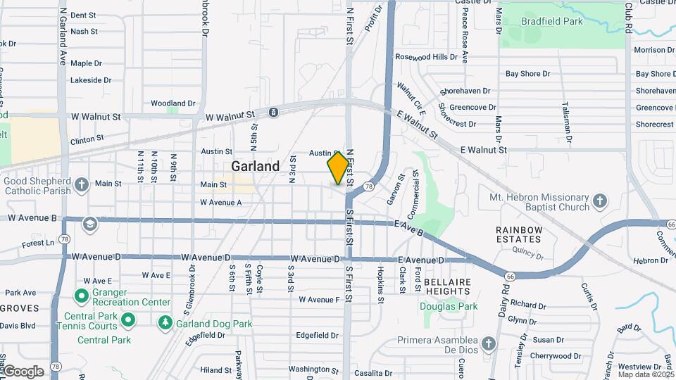 111 W Avenue D Map and Location Details