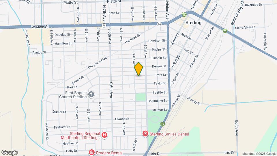 323 Park St Map and Location Details