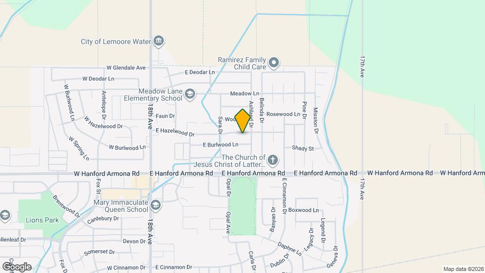 671 E Hazelwood Dr Map and Location Details