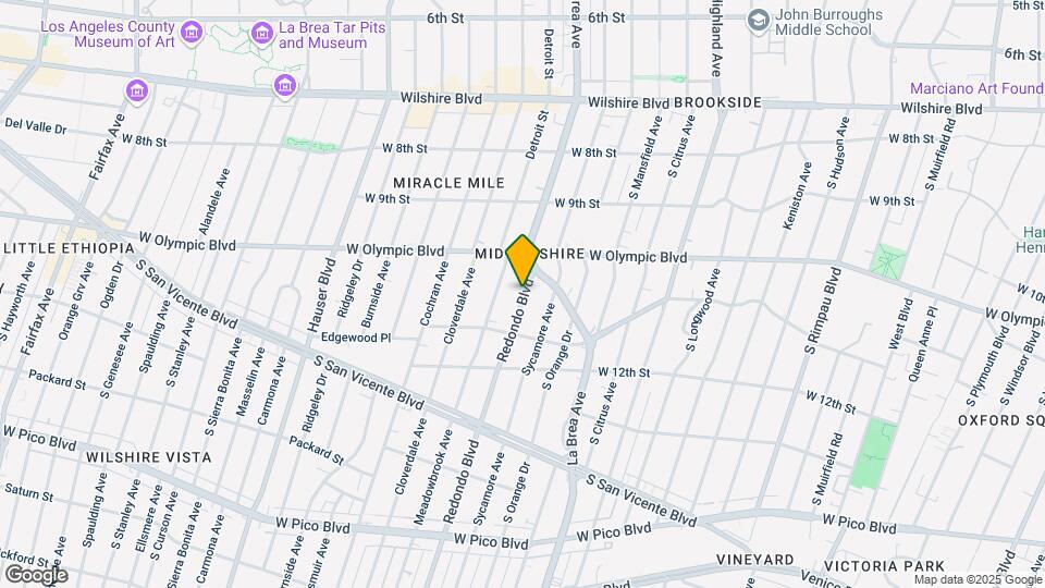 1039 S Redondo Blvd Map and Location Details