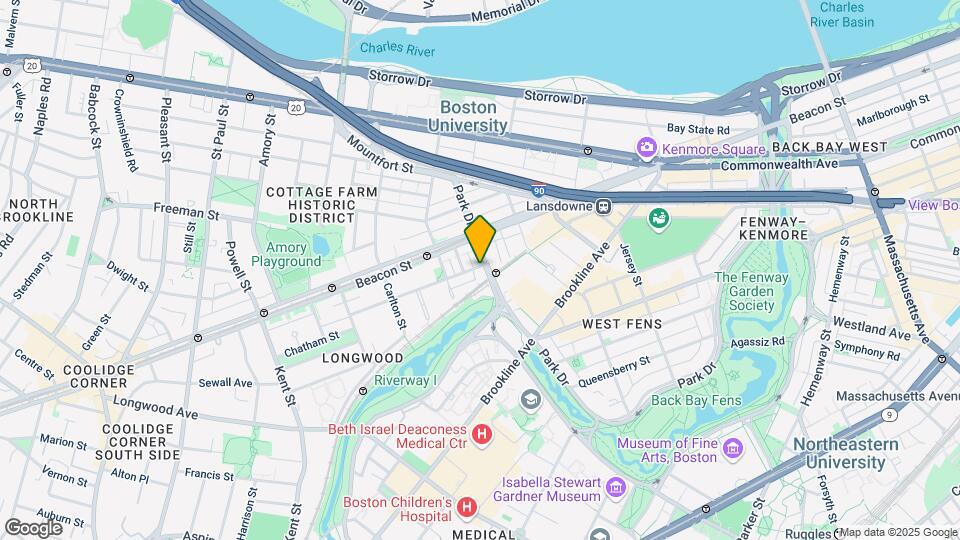 452 Park Dr, Unit 1A Map and Location Details